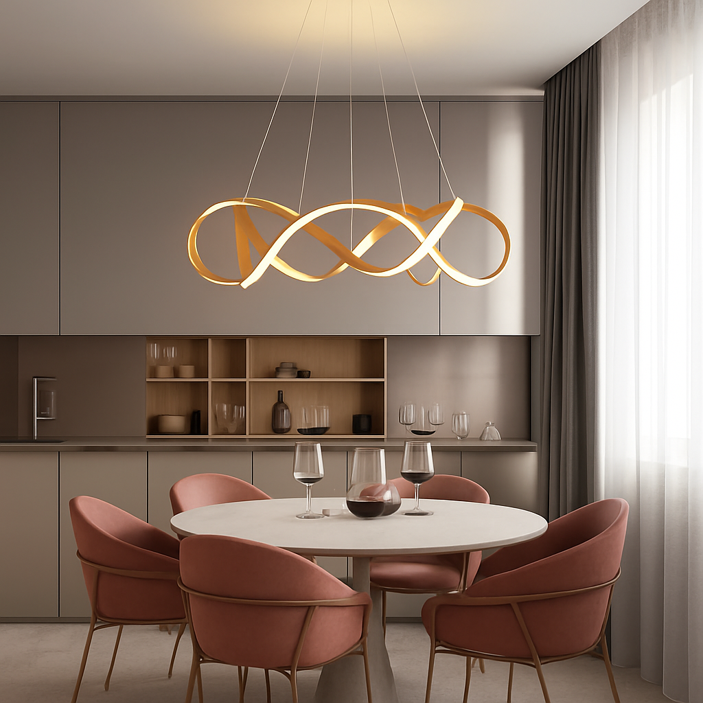 Plafond moderne à LEDs Lampe Lustre Pour Salon Hall Restaurant Chambre Suspension Lumière Décor Intérieur Luminaire Lustre