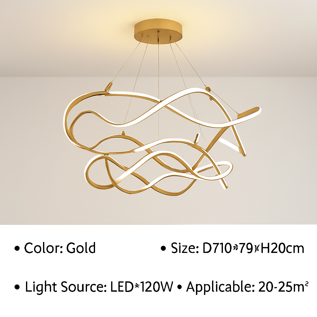 Plafond moderne à LEDs Lampe Lustre Pour Salon Hall Restaurant Chambre Suspension Lumière Décor Intérieur Luminaire Lustre