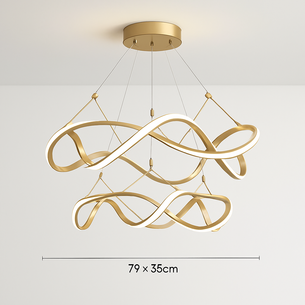 Plafond moderne à LEDs Lampe Lustre Pour Salon Hall Restaurant Chambre Suspension Lumière Décor Intérieur Luminaire Lustre