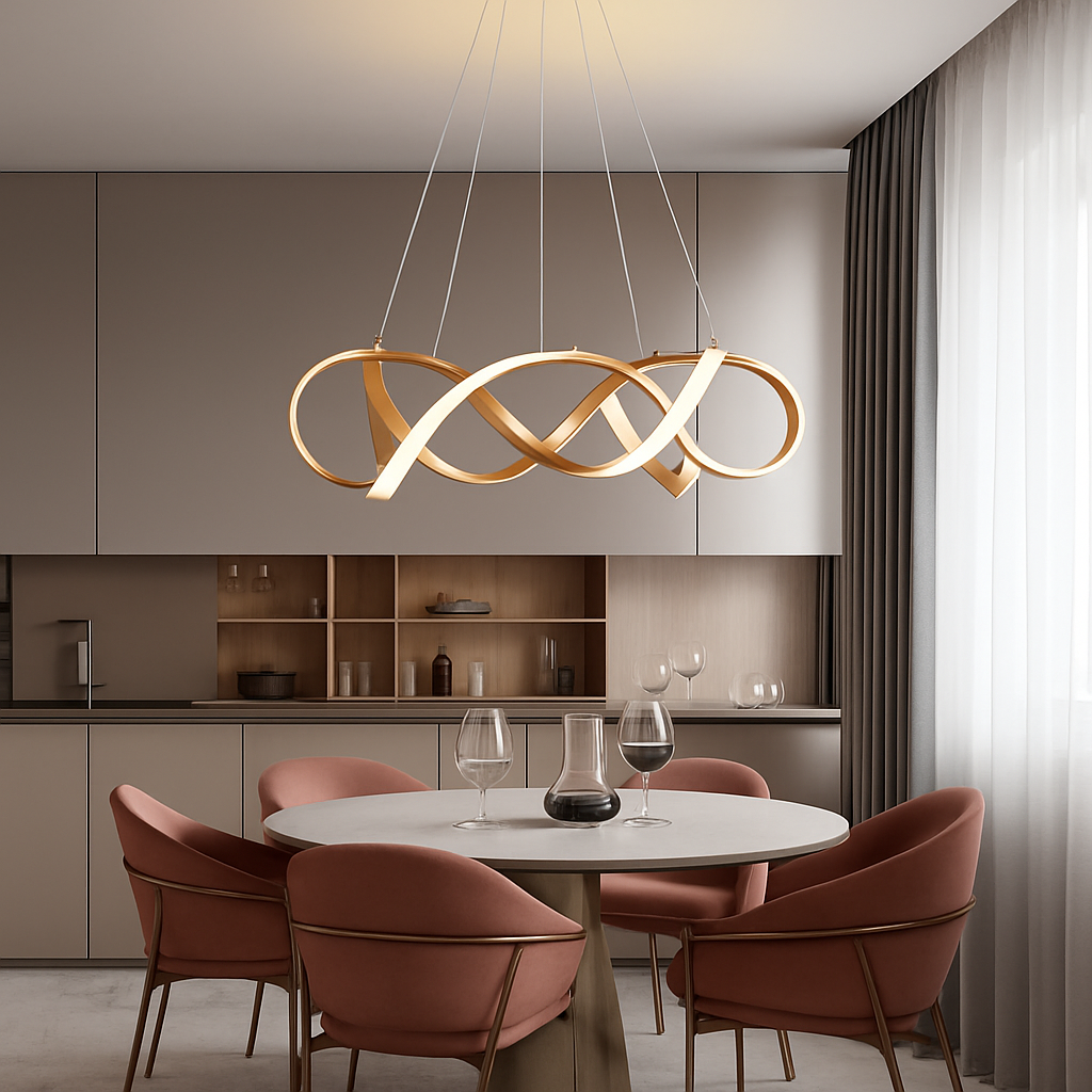 Plafond moderne à LEDs Lampe Lustre Pour Salon Hall Restaurant Chambre Suspension Lumière Décor Intérieur Luminaire Lustre