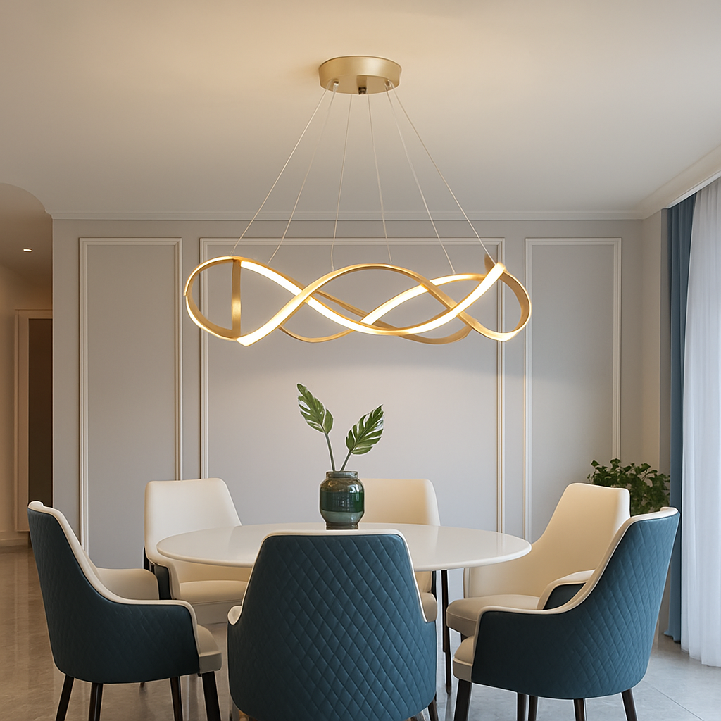 Plafond moderne à LEDs Lampe Lustre Pour Salon Hall Restaurant Chambre Suspension Lumière Décor Intérieur Luminaire Lustre