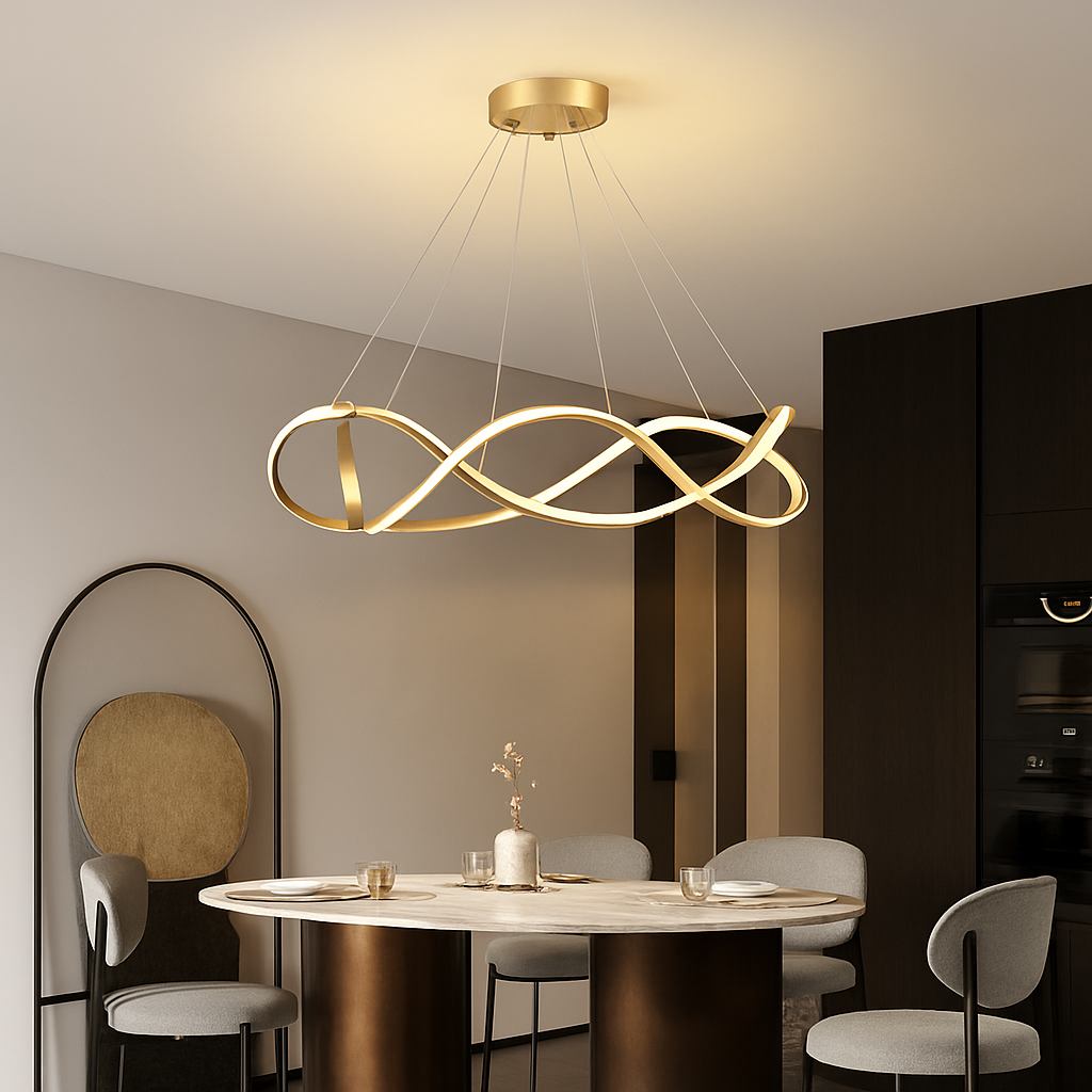 Plafond moderne à LEDs Lampe Lustre Pour Salon Hall Restaurant Chambre Suspension Lumière Décor Intérieur Luminaire Lustre