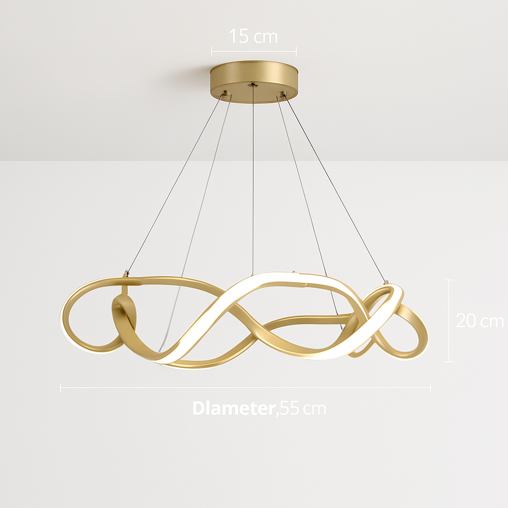 Plafond moderne à LEDs Lampe Lustre Pour Salon Hall Restaurant Chambre Suspension Lumière Décor Intérieur Luminaire Lustre
