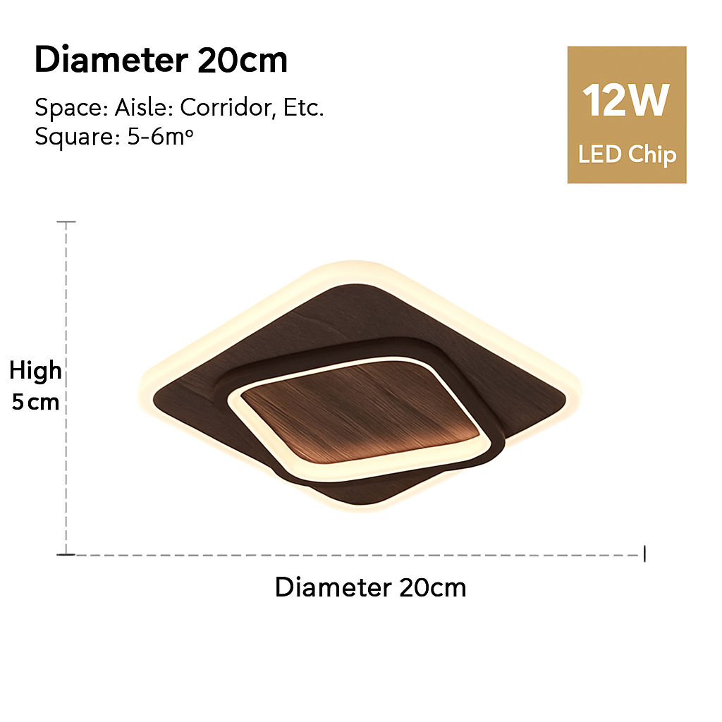 Plafond moderne à LEDs lampe pour salon escalier allée vestiaire couloir chambre plafonnier intérieur décor à la maison luminaire
