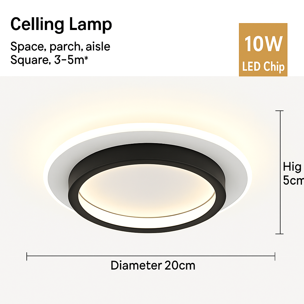 Plafond moderne à LEDs lampe pour salon escalier allée vestiaire couloir chambre plafonnier intérieur décor à la maison luminaire