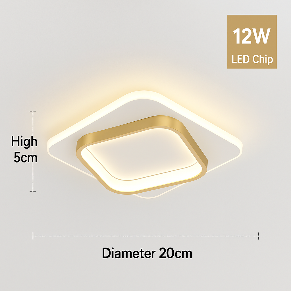 Plafond moderne à LEDs lampe pour salon escalier allée vestiaire couloir chambre plafonnier intérieur décor à la maison luminaire