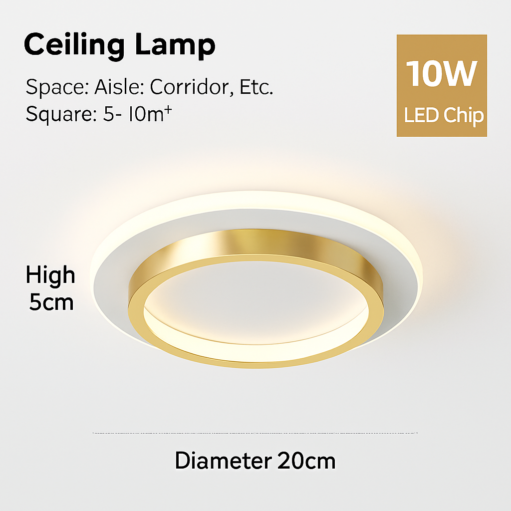 Plafond moderne à LEDs lampe pour salon escalier allée vestiaire couloir chambre plafonnier intérieur décor à la maison luminaire
