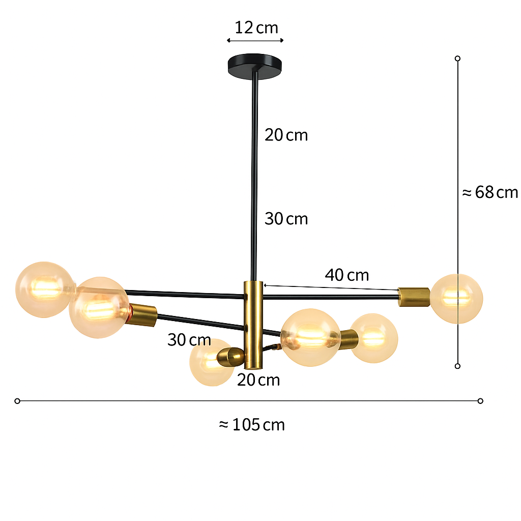 Plafond moderne suspension luminaire E27 lustre suspension lampe chambre salle à manger salon pour la décoration de la maison éclairage intérieur