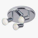 Plafonnier à spots LED chromé Modern