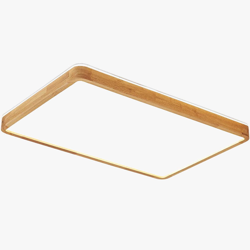 plafonnier anti-lumière bleue protection yeux en bois massif