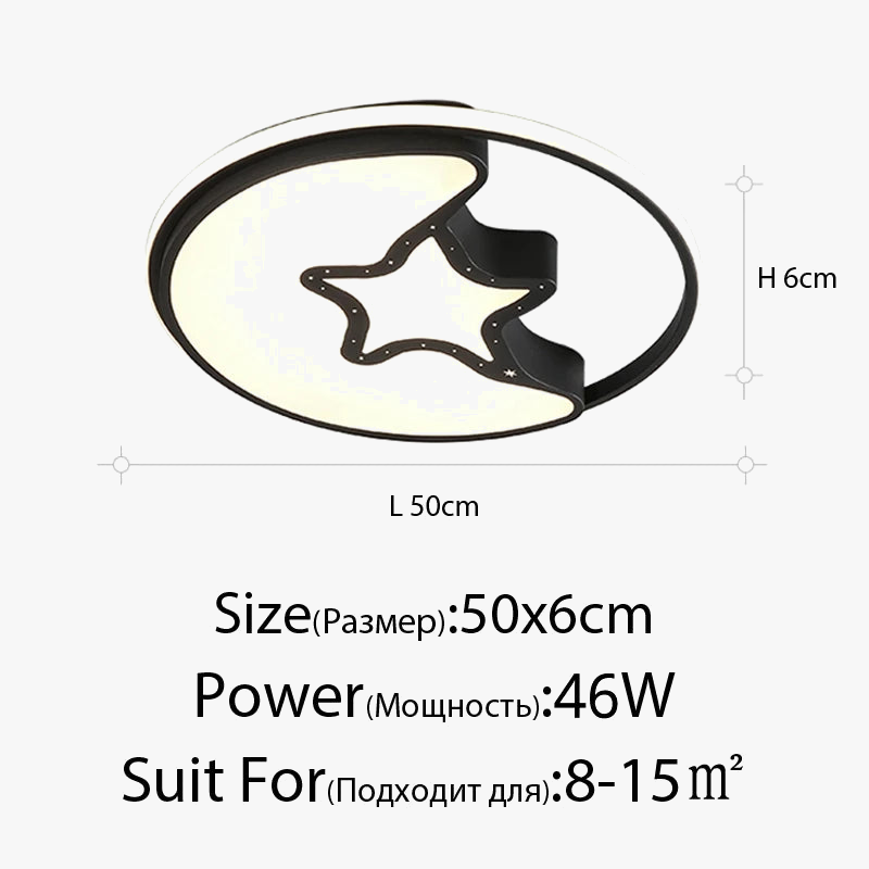 plafonnier avec télécommande pour un éclairage moderne intérieur