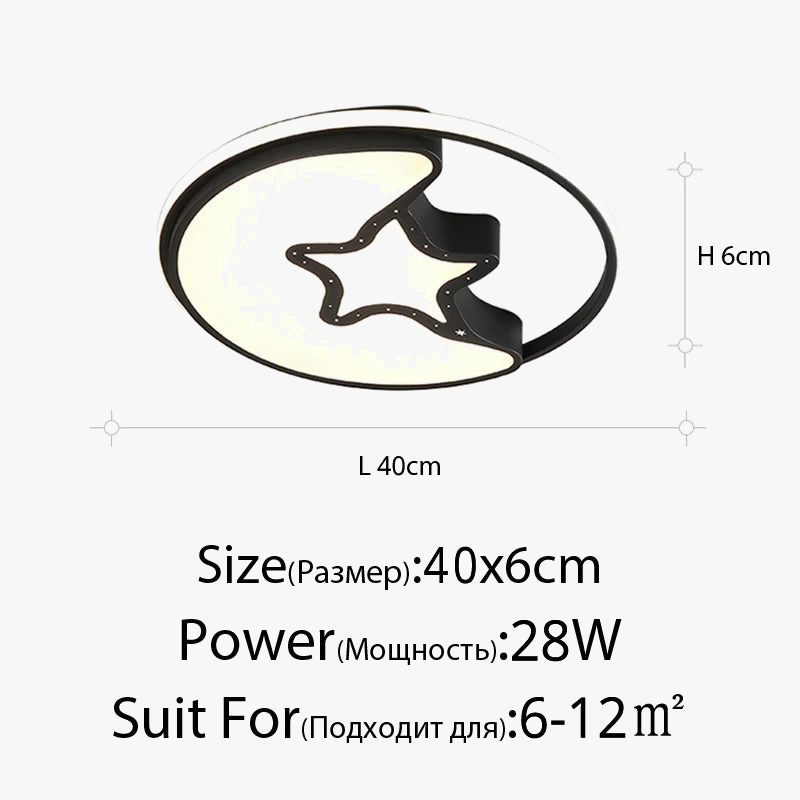 plafonnier avec télécommande pour un éclairage moderne intérieur