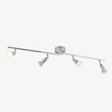 Plafonnier chromé barre à spots LED Indoor