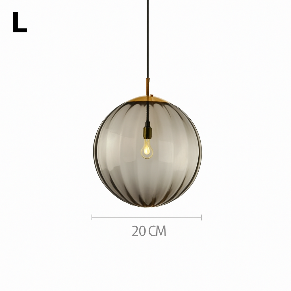 plafonnier classique en verre coloré design nordique pour intérieur