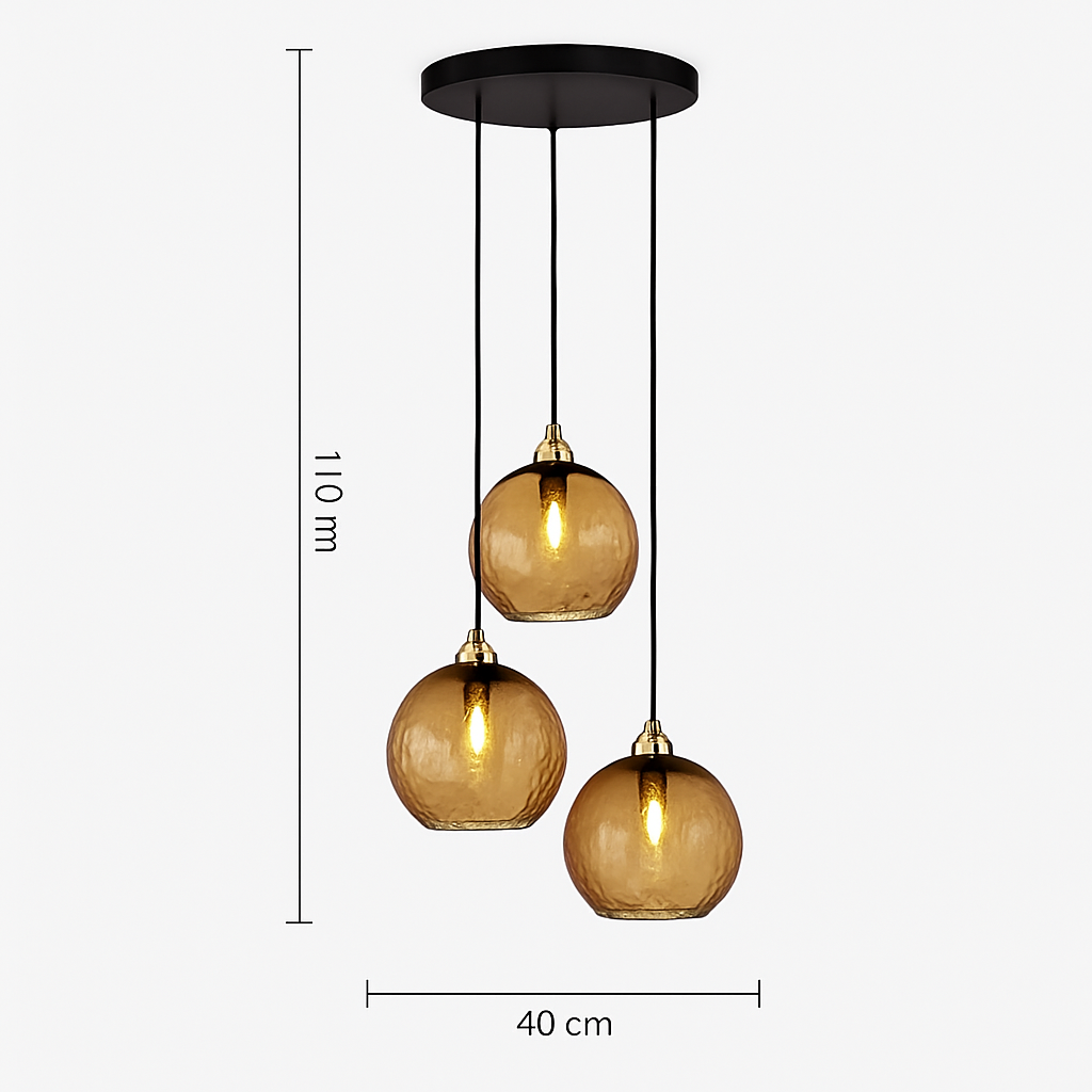 plafonnier classique en verre coloré design nordique pour intérieur