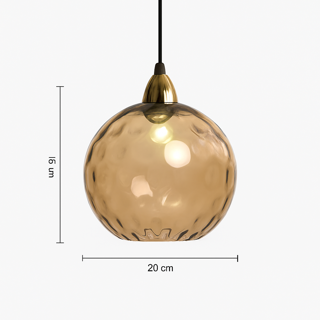 plafonnier classique en verre coloré design nordique pour intérieur