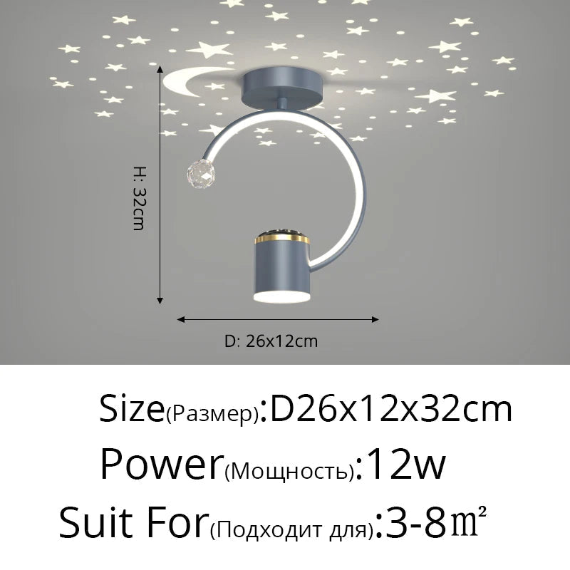 plafonnier créatif design moderne pour intérieur et extérieur