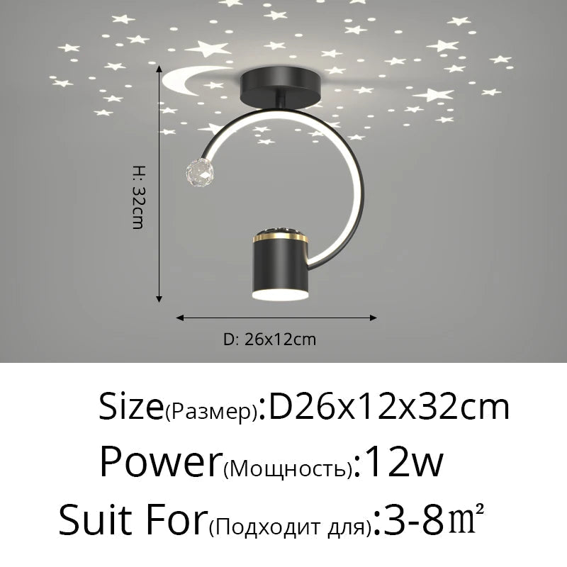 plafonnier créatif design moderne pour intérieur et extérieur