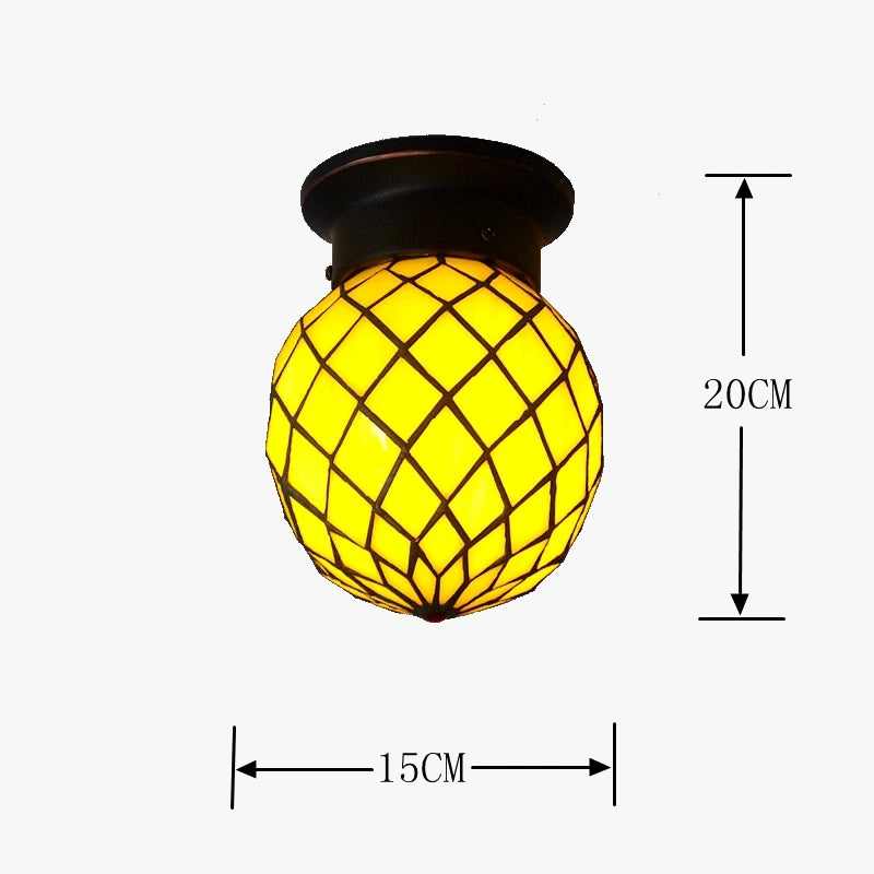 plafonnier créatif en forme d'ananas pour intérieur et extérieur