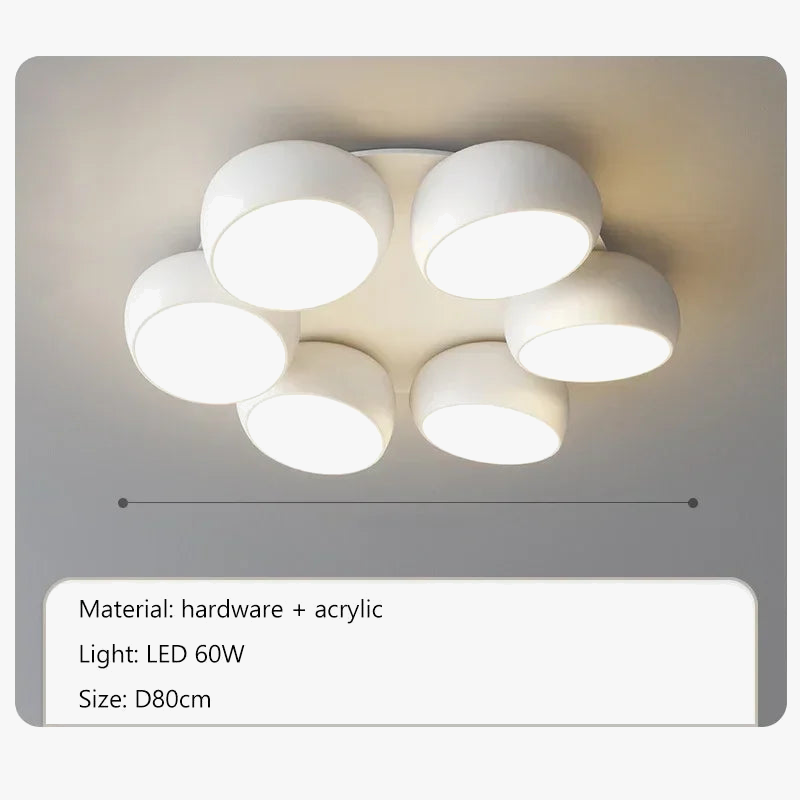 plafonnier créatif nordique moderne pour ambiance personnalisée