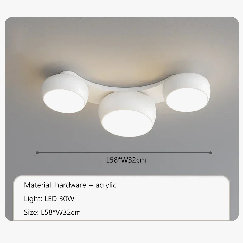 plafonnier créatif nordique moderne pour ambiance personnalisée
