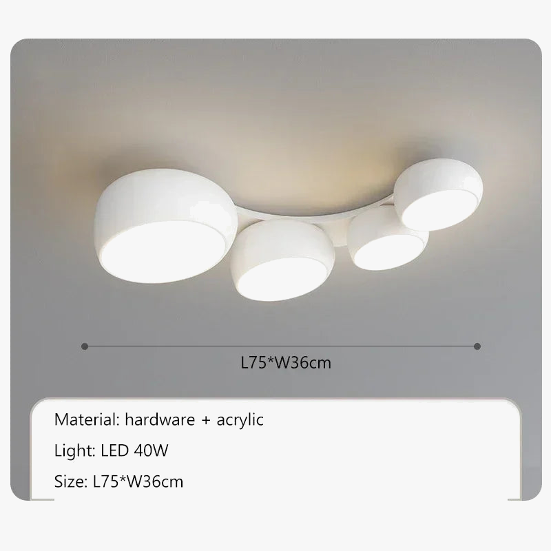 plafonnier créatif nordique moderne pour ambiance personnalisée
