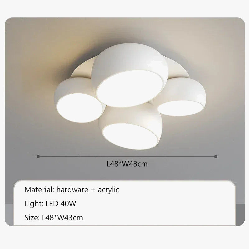 plafonnier créatif nordique moderne pour ambiance personnalisée