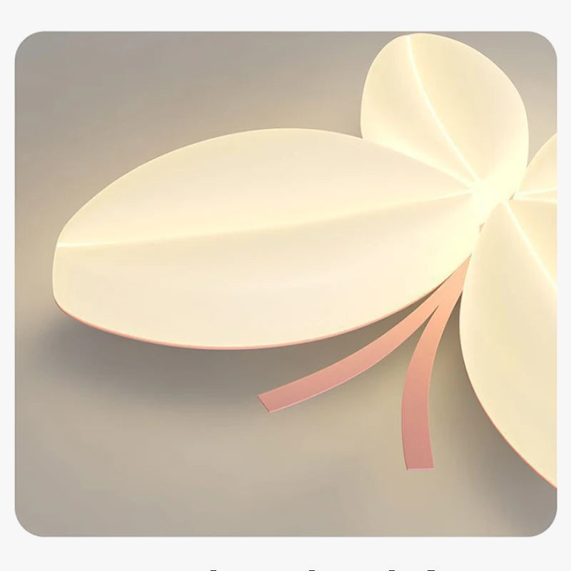 plafonnier créatif papillon pour chambre de petite fille