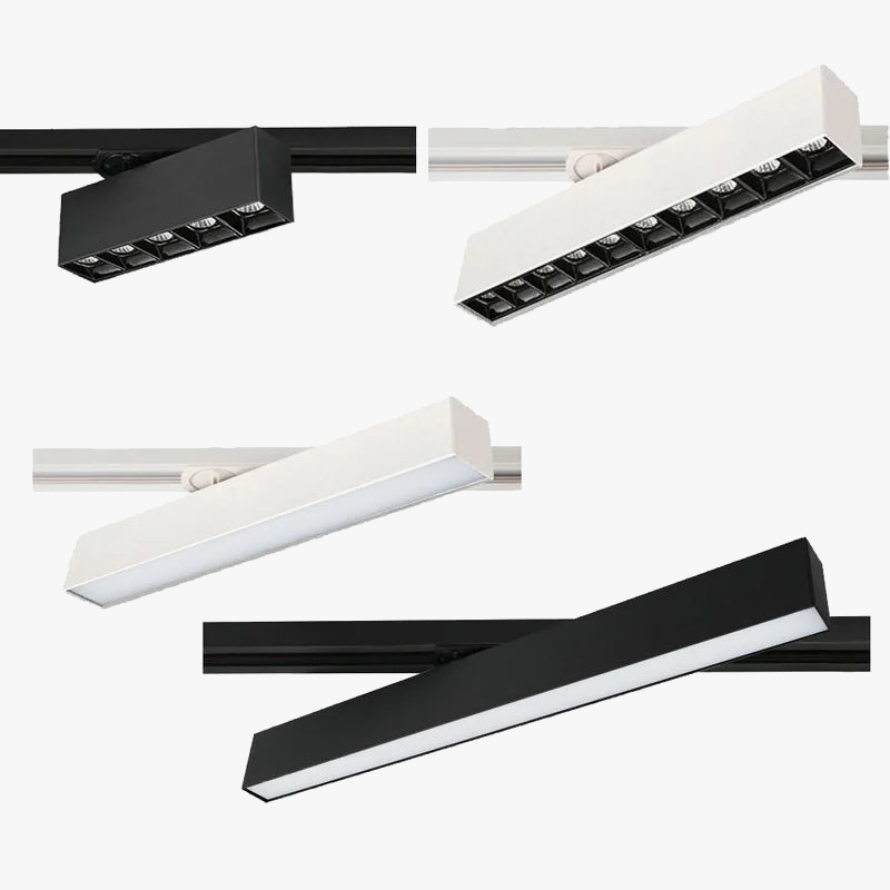 plafonnier cree led rail éclairage pour magasins et intérieurs modernes