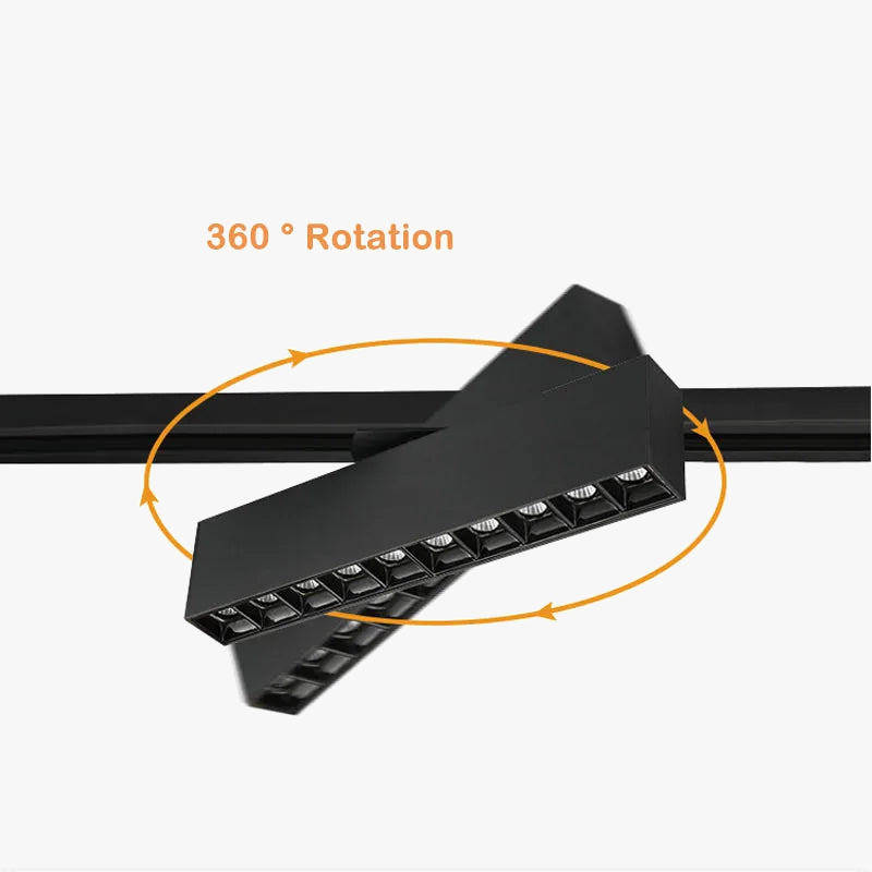 plafonnier cree led rail éclairage pour magasins et intérieurs modernes