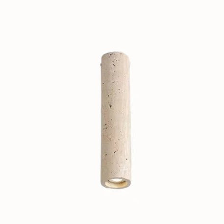 Spot cylindrique en pierre naturelle