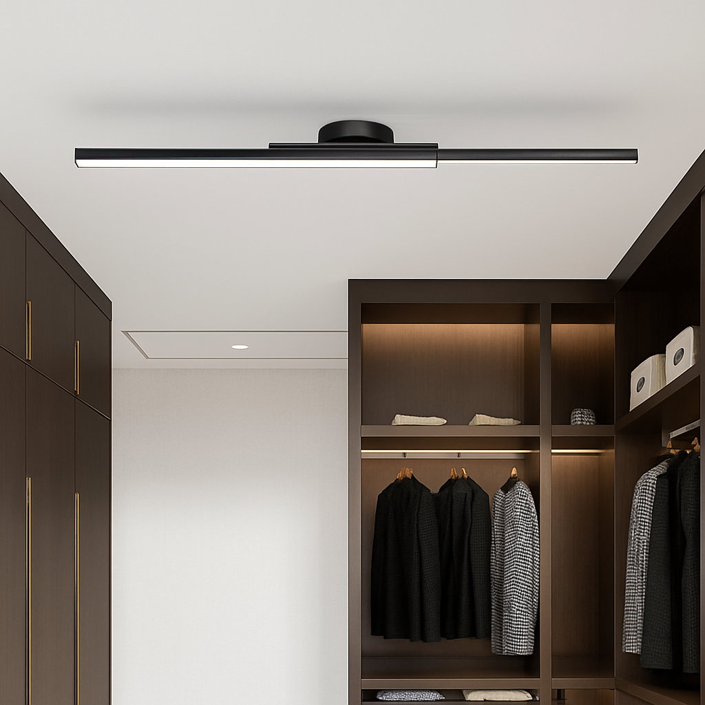 Plafonnier design LED linéaire et minimaliste Dallas