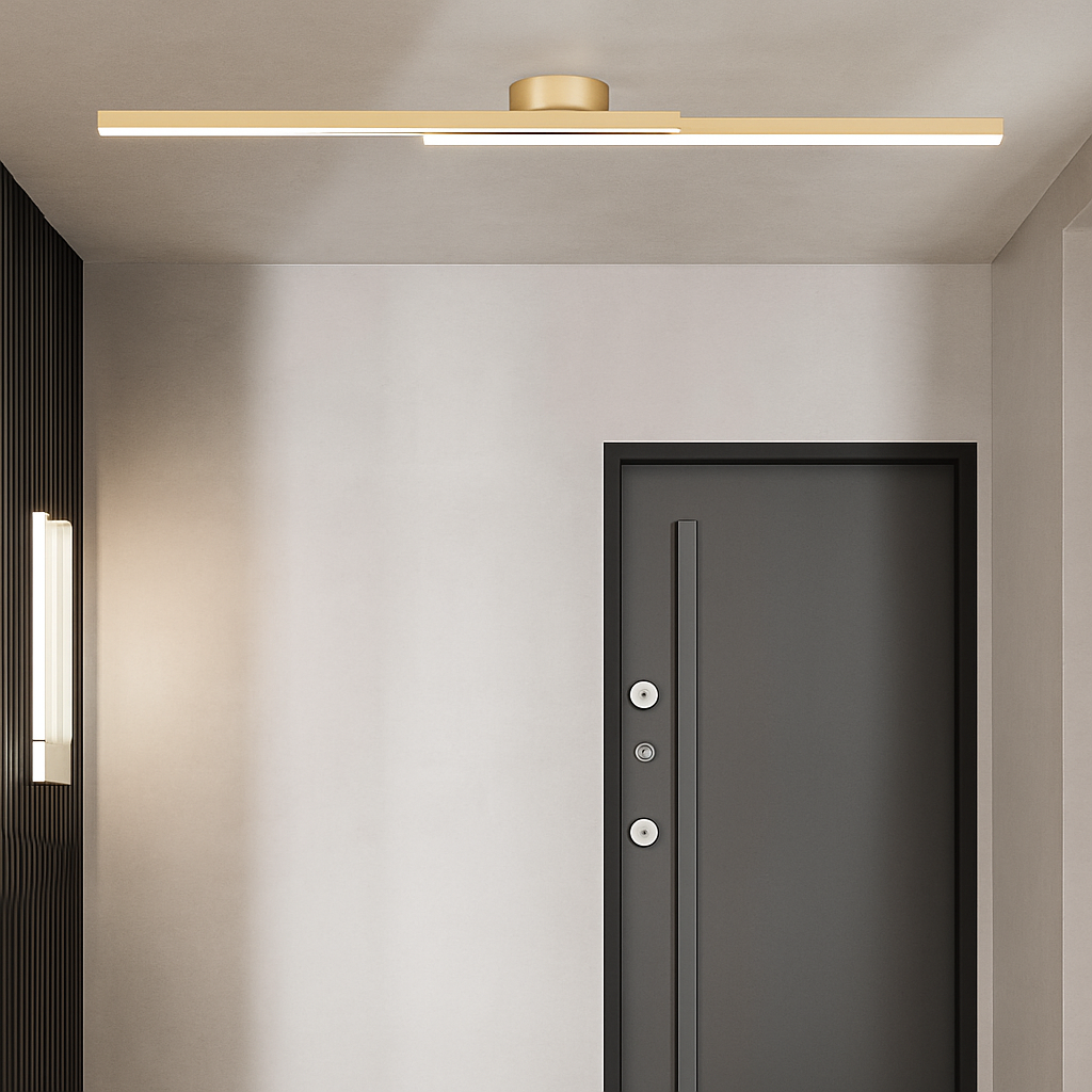 Plafonnier design LED linéaire et minimaliste Dallas
