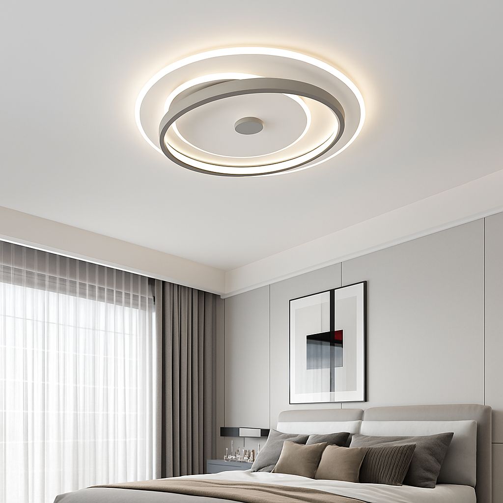plafonnier design minimaliste pour un éclairage d'ambiance élégant