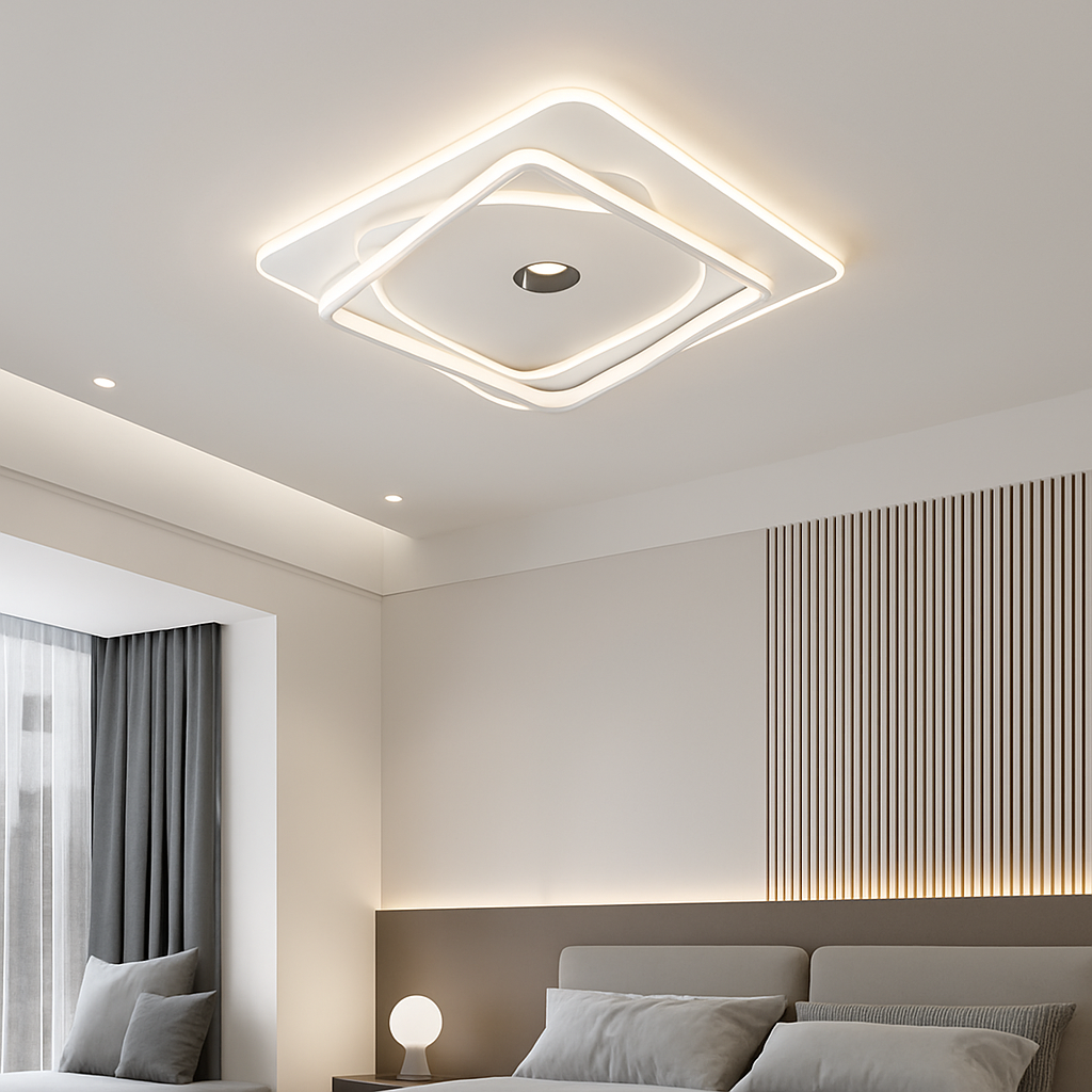 plafonnier design minimaliste pour un éclairage d'ambiance élégant