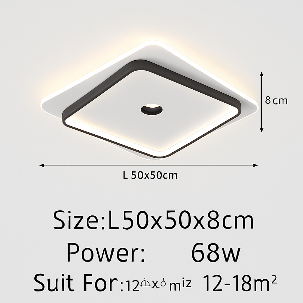 plafonnier design minimaliste pour un éclairage d'ambiance élégant