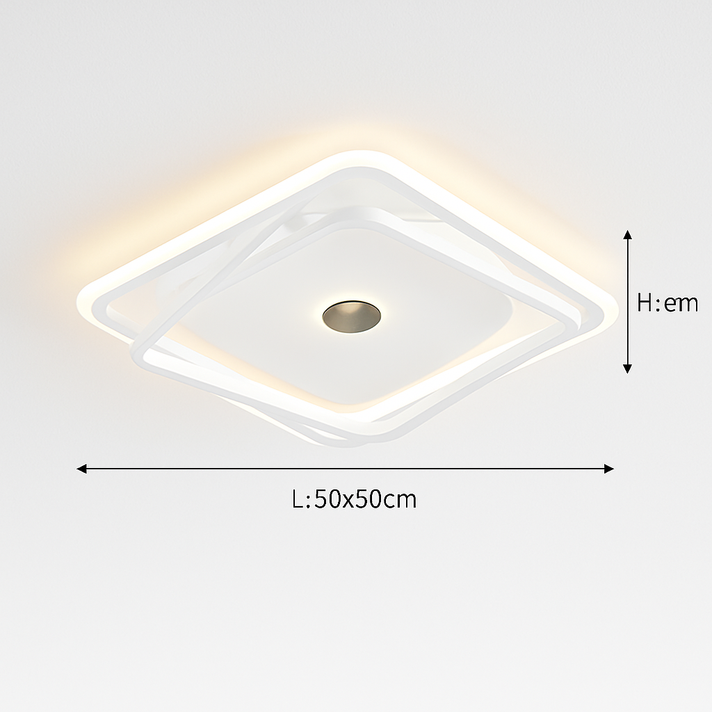 plafonnier design minimaliste pour un éclairage d'ambiance élégant