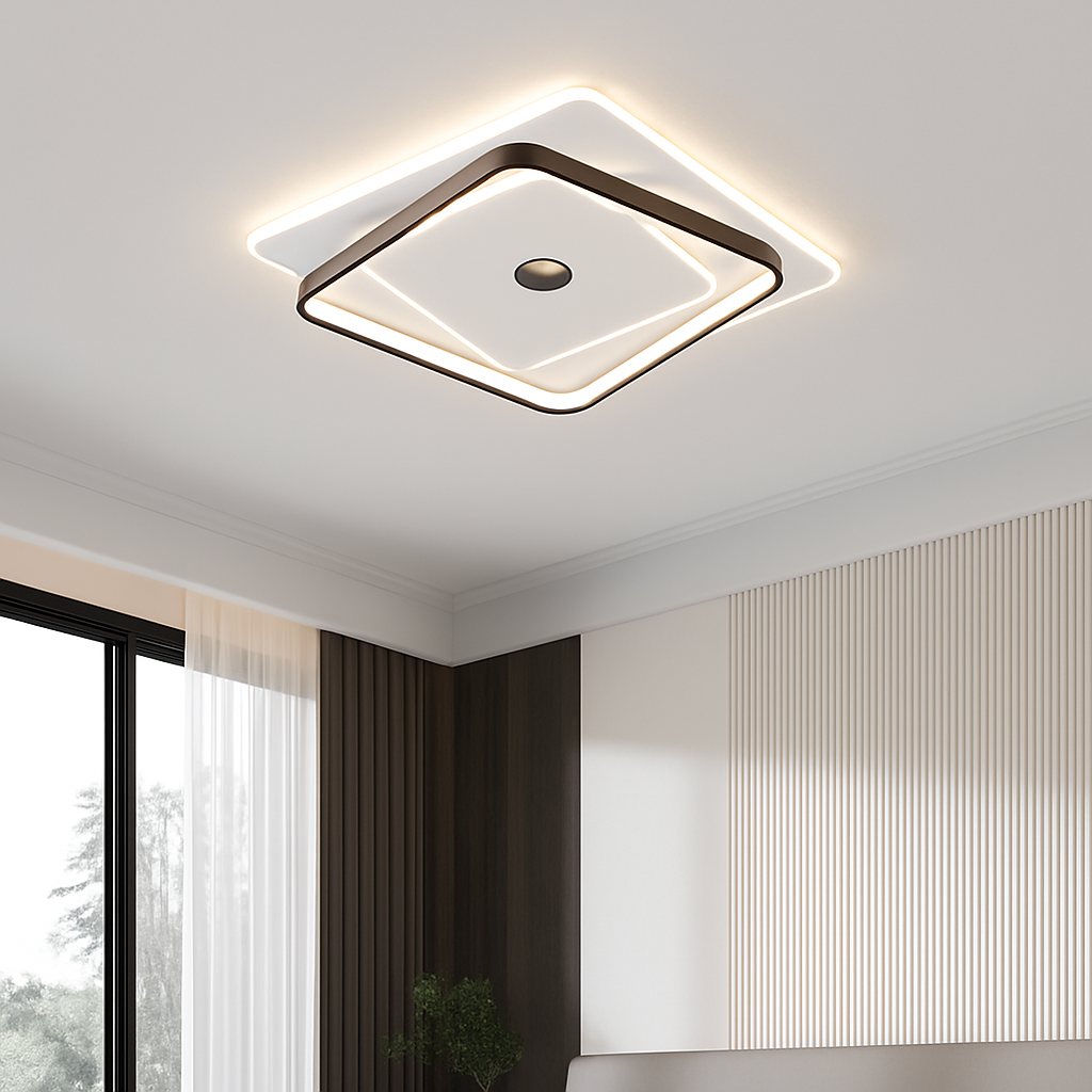 plafonnier design minimaliste pour un éclairage d'ambiance élégant