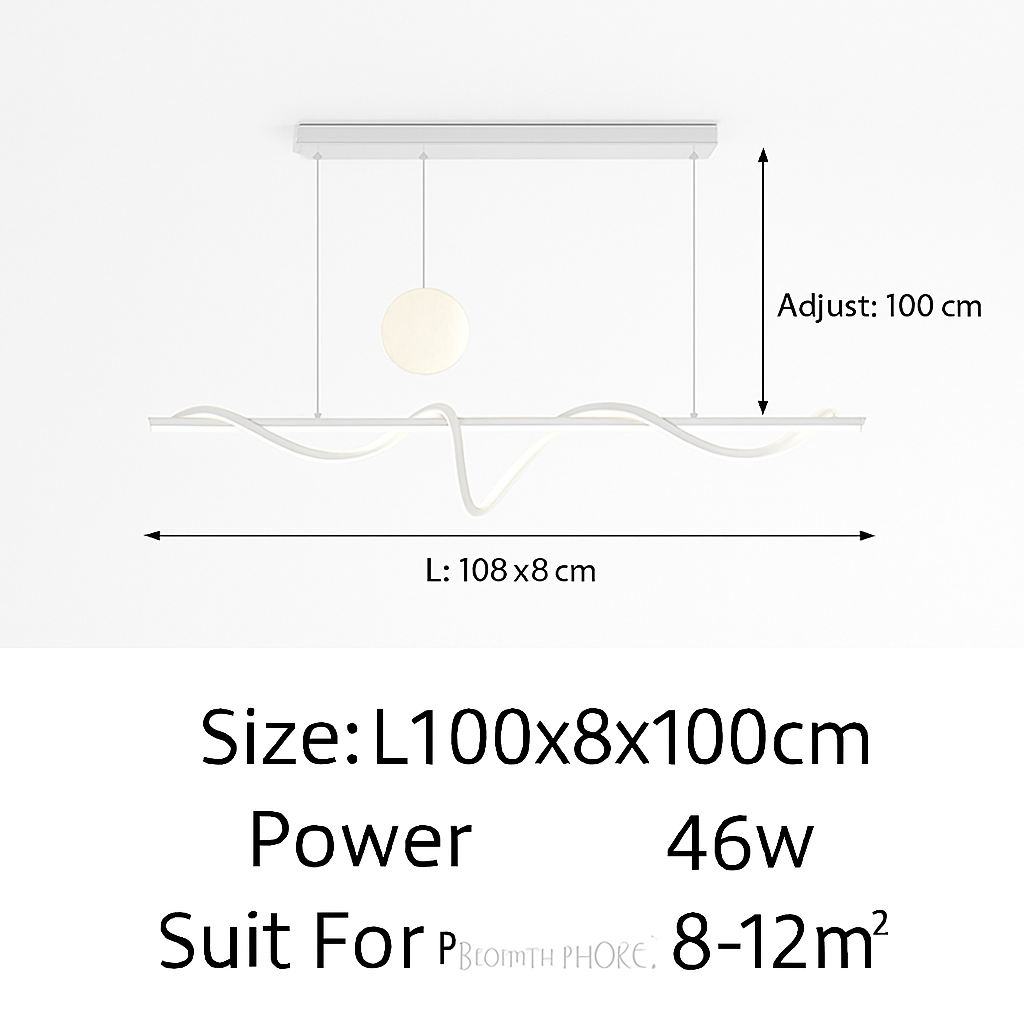 plafonnier design minimaliste pour un éclairage d'ambiance élégant
