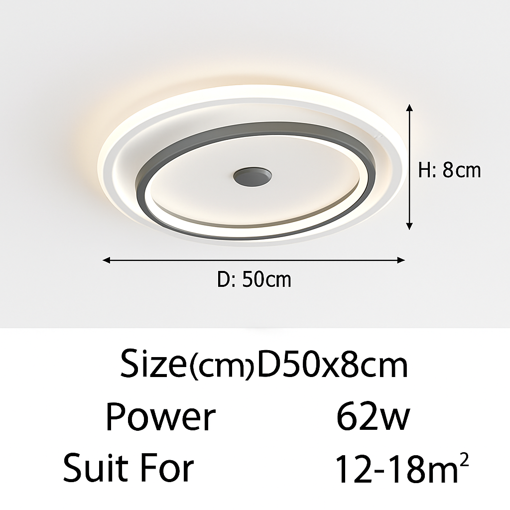 plafonnier design minimaliste pour un éclairage d'ambiance élégant