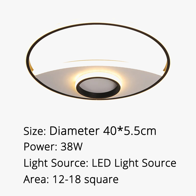 plafonnier design moderne pour éclairage intérieur polyvalent