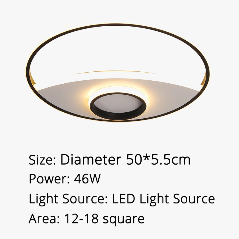 plafonnier design moderne pour éclairage intérieur polyvalent