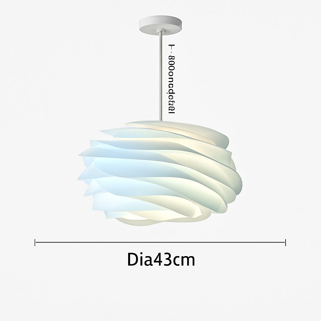 plafonnier design pétales pour décoration intérieure