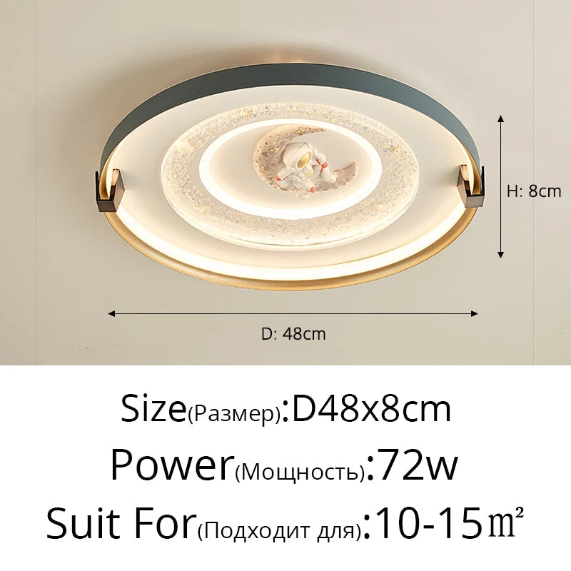 plafonnier en acrylique design moderne et minimaliste pour restaurant