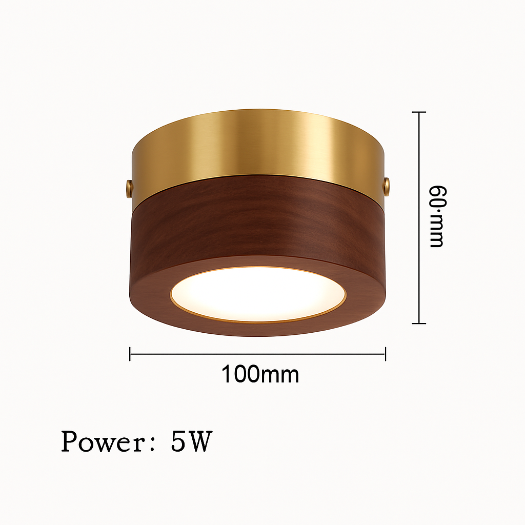 plafonnier en bois design lumineux pour décoration intérieure élégante