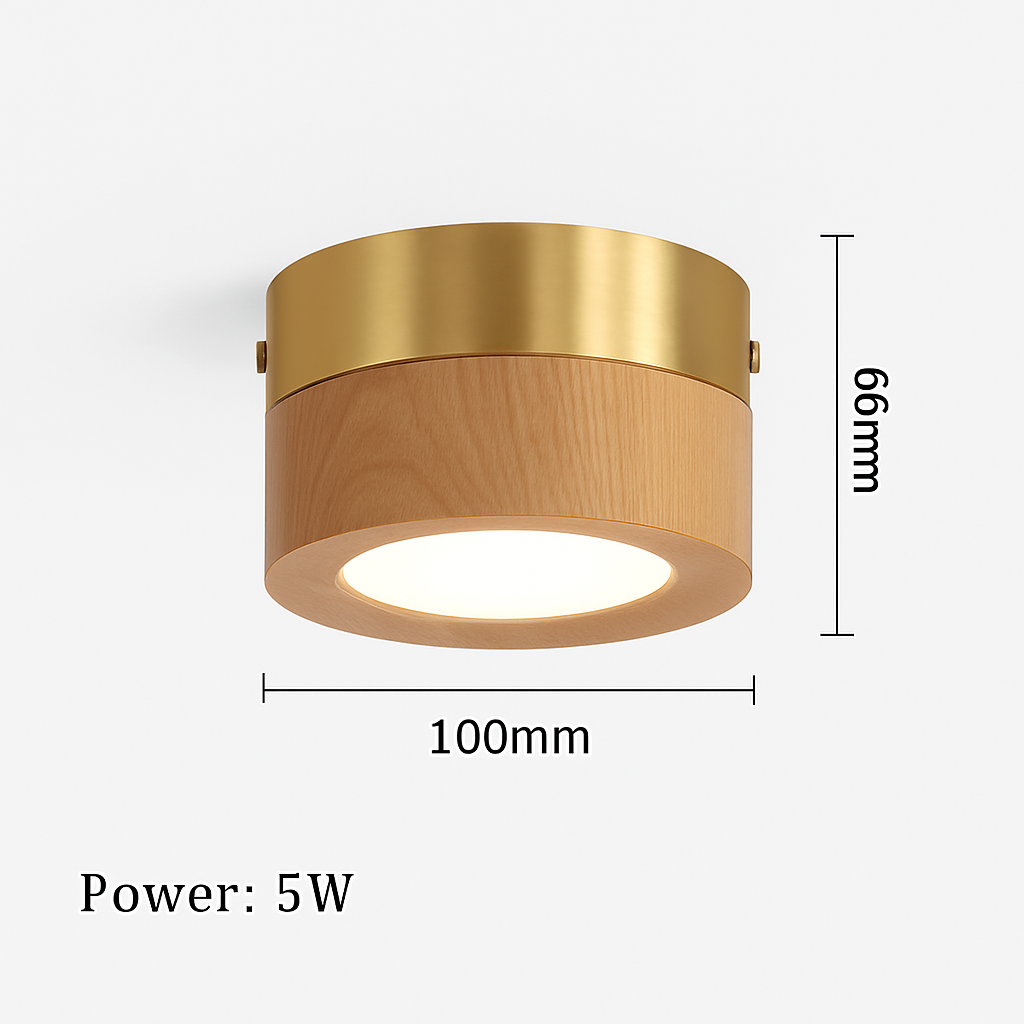 plafonnier en bois design lumineux pour décoration intérieure élégante