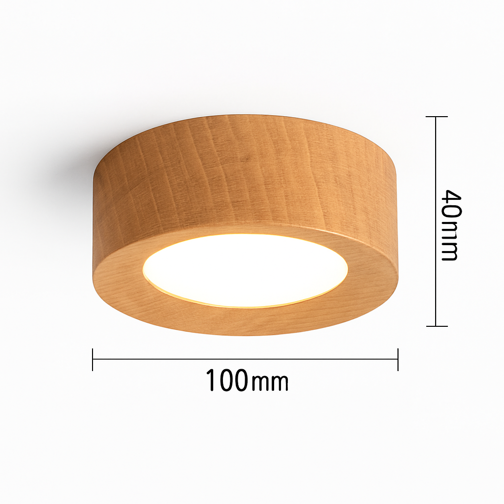 plafonnier en bois design lumineux pour décoration intérieure élégante