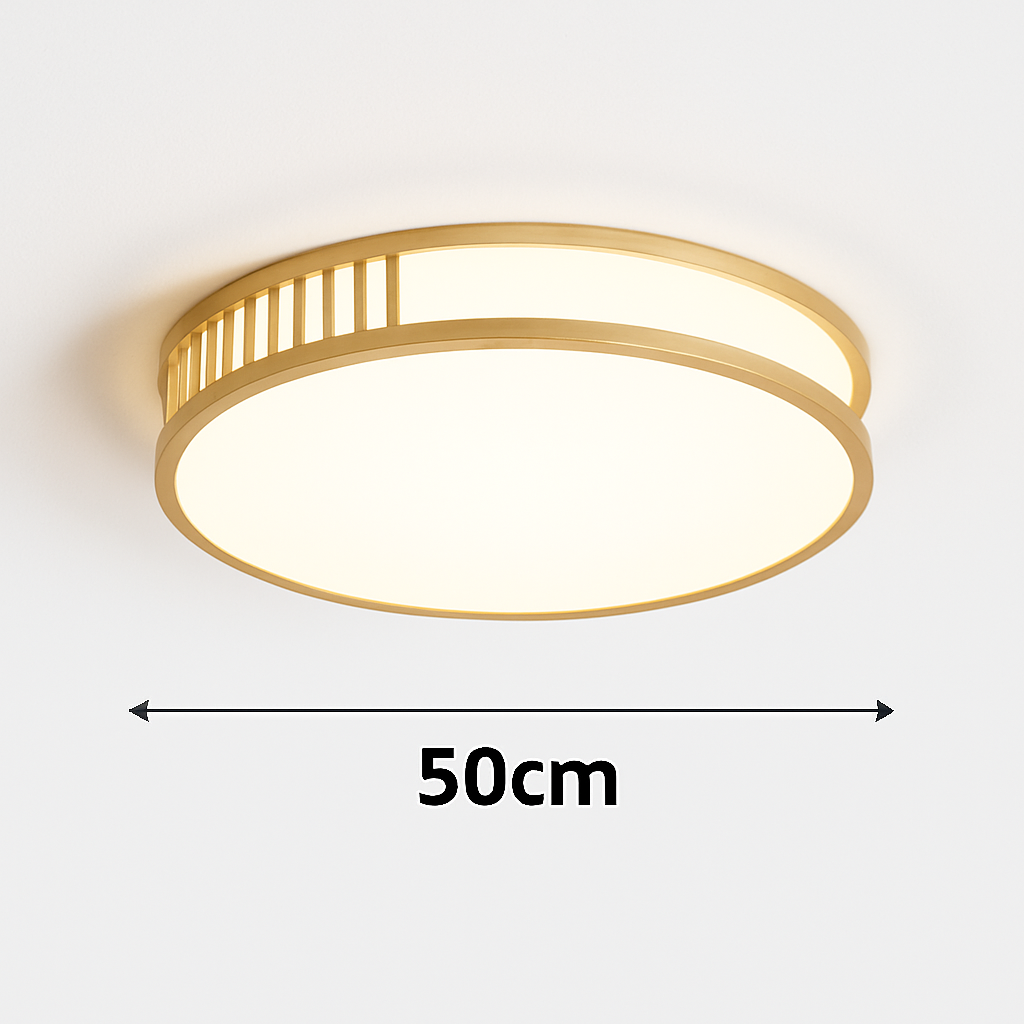 plafonnier en bois naturel à led pour décoration intérieure