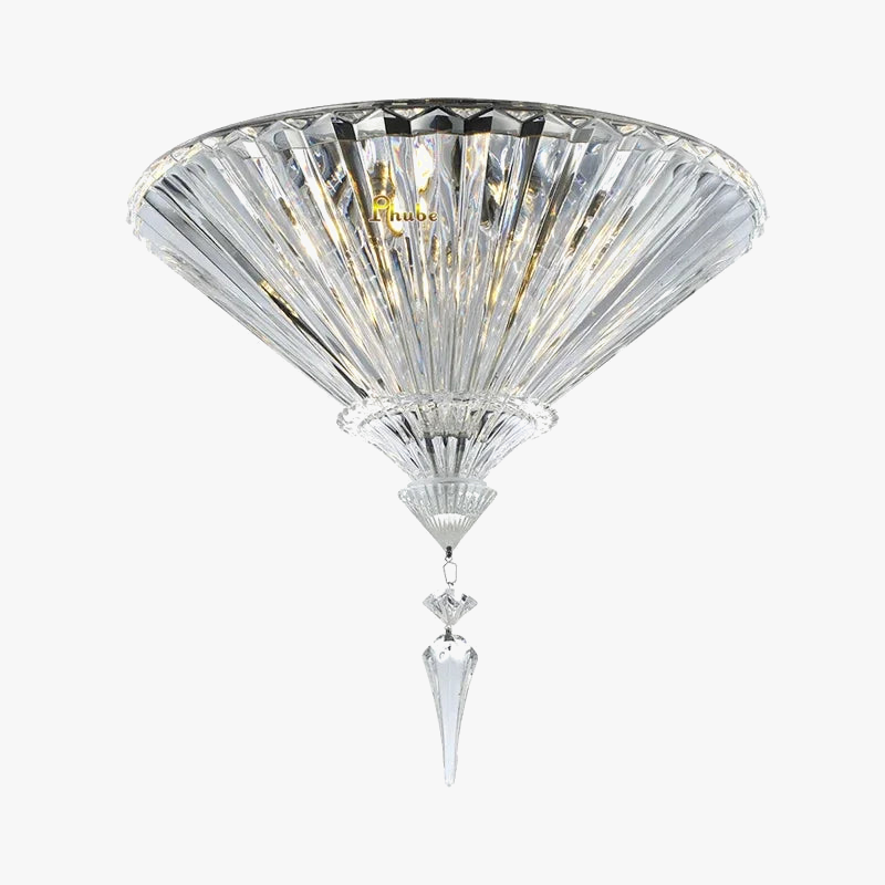 plafonnier en cristal éclairage intérieur décoratif luxe
