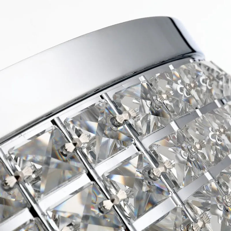 plafonnier en cristal design moderne pour intérieur élégant